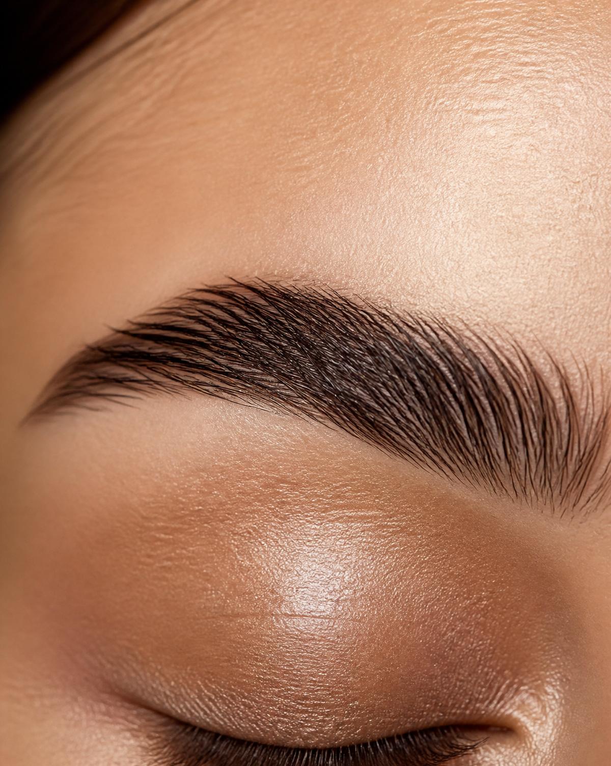 Brow shaping — natuurlijke boog